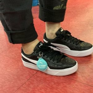 puma vikky platform glitz jr